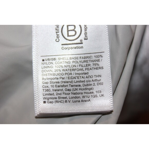 ATHLETA Downtown Metallic Puffer Vest Women's Nylon Plus Size 3X Down Mockneck - Picture 10 of 10